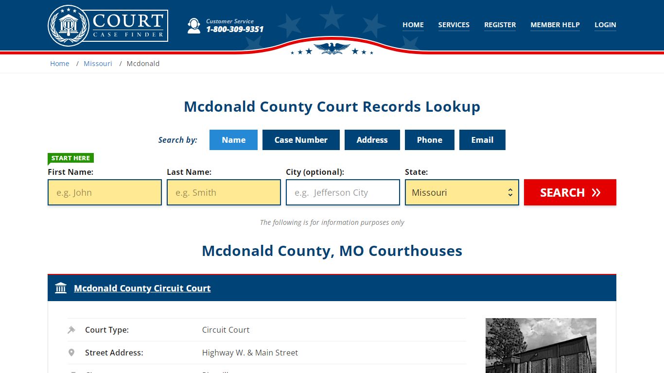 Mcdonald County Court Records | MO Case Lookup